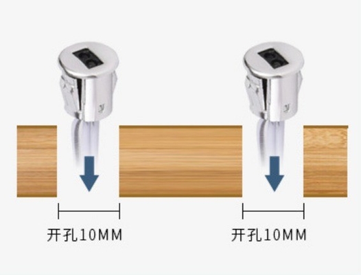 12V/24V Single Door Sensor Switch for Wardrobe Lamp Black/Chrome Max. Current 5A